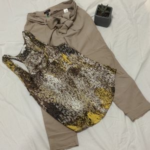 Paperbag pleated pants